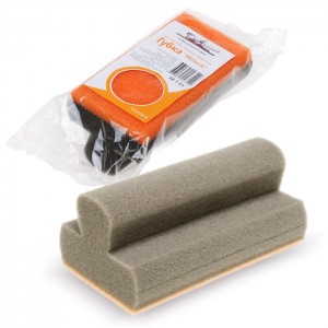 Губка поролоновая Рельса (16*9*7см) (пакет с европодвесом) (AB-T-01) AB-T-01 AIRLINE