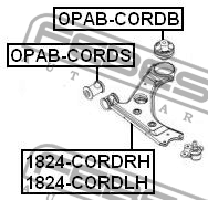 Сайлентблок OPAB-CORDB OPAB-CORDB FEBEST