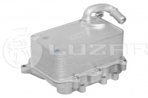 Радиатор масл. в сборе с фланцем для а/м VW Touareg II (10-)/Audi A6 (11-) 3.0TD LOC1839 LUZAR