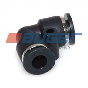 соединитель !(п) угловой (для трубок 6mm) \ 65963 AUGER
