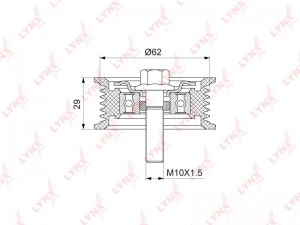 HYUNDAI IX35 (2010>)/KIA CERATO (2009>) PB-7063 LYNXAUTO