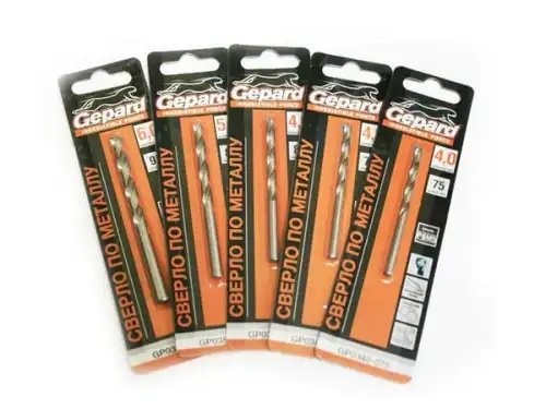 Сверло по металлу 4.0х75мм HSS GEPARD GP0340075 GEPARD