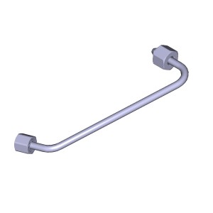 Трубка топливная дв. 534 ЯМЗ подводящая (на 1-й цилиндр) 5340111240112 YAMZ