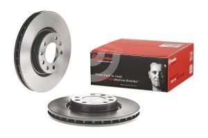 Диск тормозной PEUGEOT 308 (13-) передний (1шт.) BREMBO 09.C658.11 BREMBO