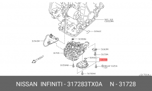 NISSAN JUKE (F15) (2011>) 31728-3TX0A NISSAN