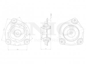 Опора амортизатора передняя правая RMP-13051 UNIO