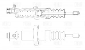 Цилиндр сцепления главный PEUGEOT Boxer TRIALLI CF 911 TRIALLI