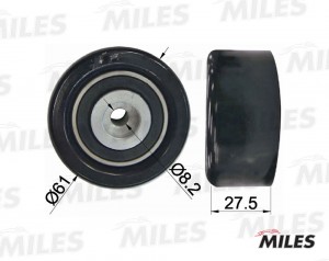 Ролик ремня ГРМ OPEL ASTRA H 1.6/1.8 04- Z16XER/Z18XER (INA 532047210) AG02019 AG02019 MILES