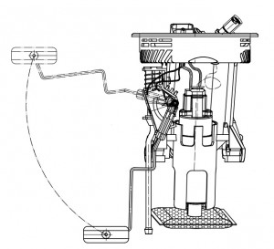 Модуль топл. насоса для а/м BMW 3 E36 (90-) 1.6i/1.8i/2.0i (SFM 2622) SFM 2622 START VOLT