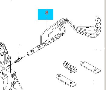 ВЫСОКОВОЛЬТНЫЕ ПРОВОДА 96233409 GENERAL MOTORS