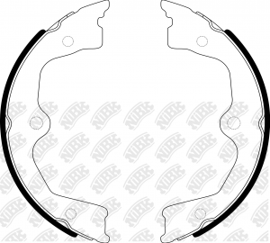 Колодки тормозные HONDA Legend (07-) задние барабанные (4шт.) NIBK FN0663 NIBK