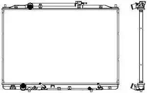 Радиатор, 24 мм ACURA MDX 07-13 30718501 30718501 SAKURA
