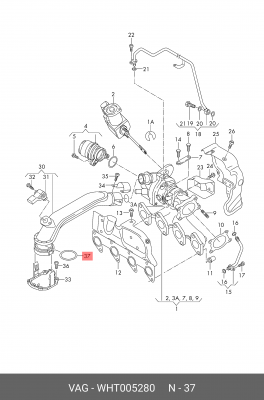 AUDI/SEAT/SKODA/VW Бенз. дв-ль+ CBZA (65х4,35мм.) WHT 005 280 VAG