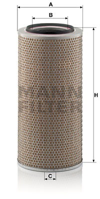 фильтр возд. !485-132/241.5 \Omn MAN F 90. SETRA 215 HD C 24 650-1 MANN FILTER