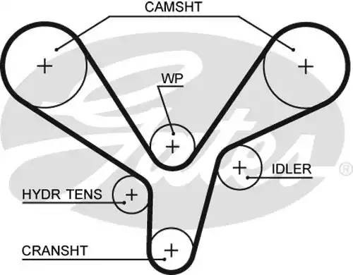 Ремень зубчатый 5636XS (8597-15636) 5636XS GATES