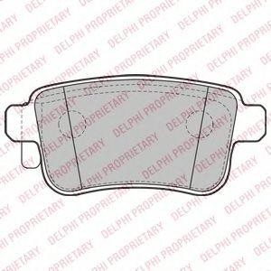 LP2126 колодки дисковые з.\ Renault Kangoo 1.6/1.5DCi 08> LP2126 DELPHI