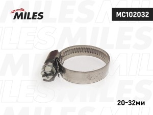 Хомут червячный 20-32/9 мм. (нержавеющая сталь) MC102032 MC102032 MILES