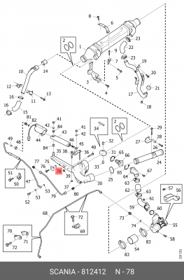 Шайба 812412 SCANIA