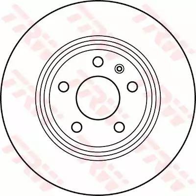 Диск тормозной задний AUDI A4 (B8), A5 (8T_, 8F_), A6 (C7), A7 (4GA), Q5 (8R) DF DF4848 TRW