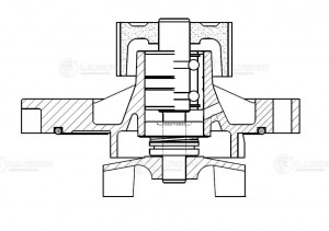 Насос водяной Transporter T4 (90-) 2.4D/2.5D  LWP1825 LWP 1825 LUZAR