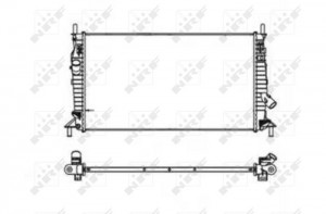 Радиатор двигателя (Al) MAZDA 3 1.6D 04- 53403 53403 NRF
