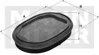 Фильтр воздушный FREIGHTLINER M2 HIGH HP CF 2420 MANN FILTER