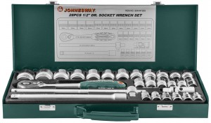 Набор головок торцевых 1/2"DR, 8-34 мм, 28 предметов S04H4728S JONNESWAY