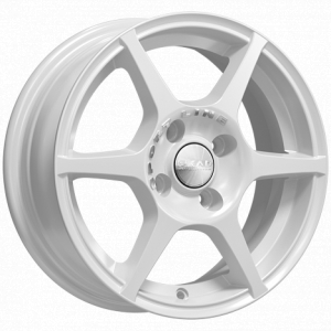 Скад Ягуар 14.0 / 5.5J PCD 4x98.00 ET 38.00 ЦО 58.60 Литой / Белый с полированно 1280124 SKAD