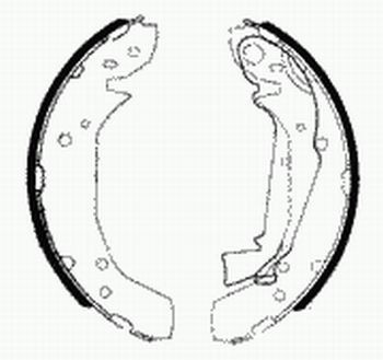 Колодки барабанные Hyundai Sonata 2.0/2.4/2.5 16V/24V 98 SA111 SA111 SANGSIN