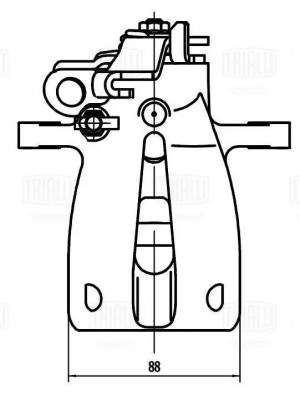 Суппорт торм. для а/м Лада Vesta NG (23-)/Niva Sport (25-) зад. лев. d=34мм (CF  CF 800187 TRIALLI