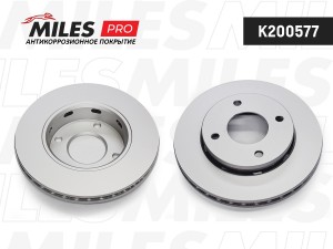Диск тормозной (серия PRO с антикоррозионным покрытием) MITSUBISHI COLT VI 04/SM K200577 MILES
