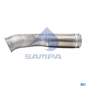 Трубопровод, Bыхлопная труба RENAULT TRUCKS 076223 SAMPA