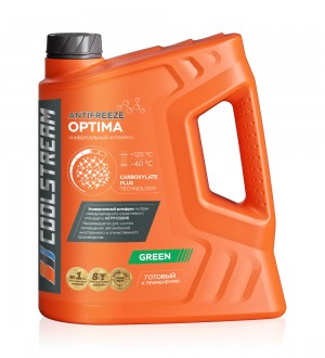 Антифриз зеленый -40C 5.3кг/5л Optima COOL STREAM CS010702GR COOLSTREAM