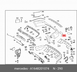 MERCEDES BENZ GL-CLASS X164 (2006>) A 164 820 10 74 MERCEDES BENZ