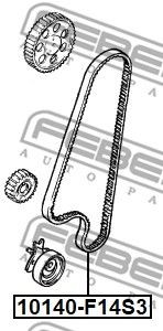 Ремень ГРМ 10140-F14S3 FEBEST