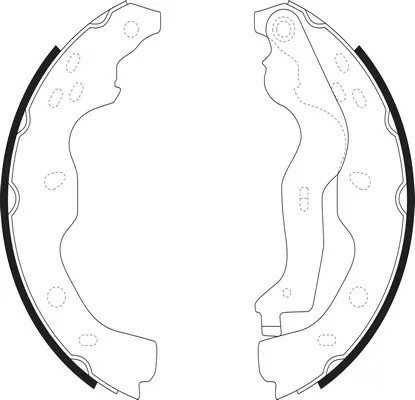 Колодки тормозные SUZUKI SX-4 07.09-01.16 GY , 2.0L D20AA, FIAT Sedici 06.06- 18 BS20634 SB NAGAMOCHI