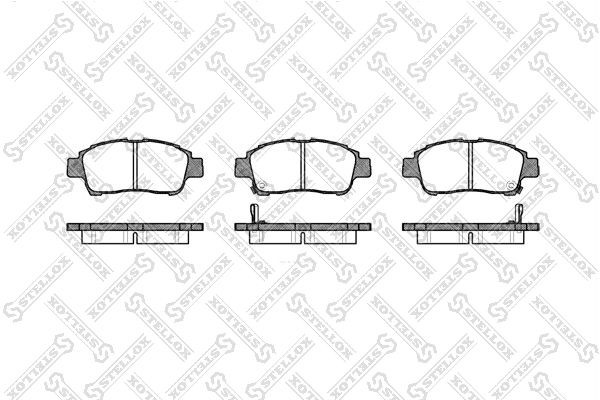 колодки дисковые п.!\ Faw, Toyota Yaris 1.0i/1.3i/1.5WTi/1.4D 99-01 723-002-SX STELLOX