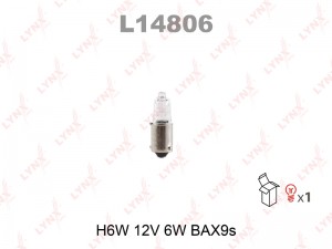H6W 12V-6W L14806 LYNXAUTO