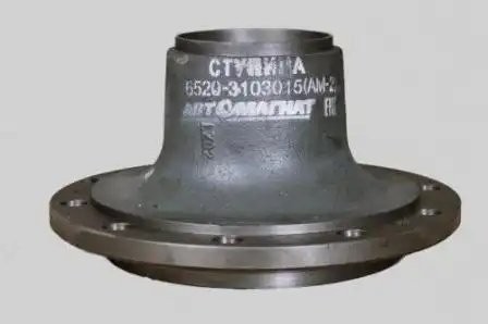 Ступица переднего колеса голая  ЕВРО КАМАЗ 6520 АВТОМАГНАТ 65203103015 AVTOMAGNAT