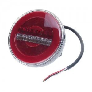 Фонарь задний универсальный светодиодный 12/24V c указателем стоп-сигнала MEGAPO 37017046 MEGA POWER