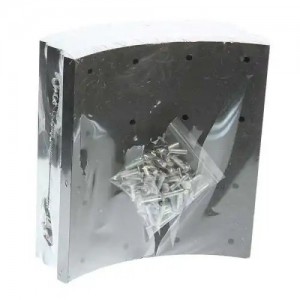 Накладка тормозной колодки SCANIA (413x254) стандарт 64 отв. 6.65x18 / 93280 (4ш 350-33-030 MEGA POWER