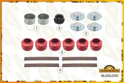 Аналог 18520. РМК суппорта Haldex Modul X Volvo/SAF/SAE/SMB аналог 91013 160100151 SONDER
