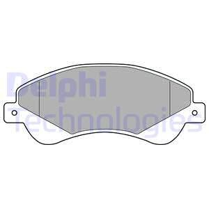 LP1953 колодки дисковые п.\ Ford Transit/Tourneo Connect 2.2TDCi 06> LP1953 DELPHI