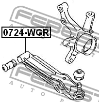 Рычаг подвески 0724-WGR 0724-WGR FEBEST
