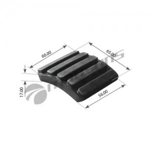 накладка на педаль !сцепления/тормоза 56.5x60.5x17.5 SCANIA 100.510 MANSONS