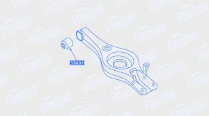 Сайлентблок нижнего рычага задней подвески Hyundai Creta I 16 / IX35 10, Kia Spo SB889 FINWHALE