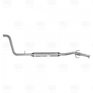 Резонатор для а/м Lada Vesta TRIALLI с гофрой (три кронштейна) (d=51 мм) (алюмин EAM0358 TRIALLI