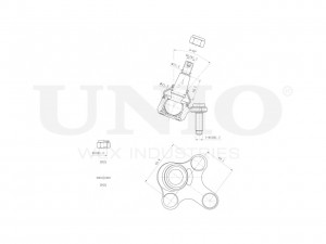 Опора шаровая передняя нижняя правая SSP-20138 UNIO