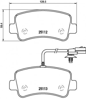 P68063 колодки дисковые задние!\ Opel Movano 2.3CDTi FWD 10> P68063 BREMBO