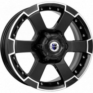 КиК M56 16.0 / 7.0J PCD 6x139.70 ET 38.00 ЦО 92.50 Литой / Черный с полированной 13538 K K WHEELS